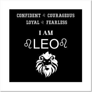 Leo horoscope 02 Posters and Art